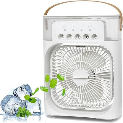 Multifunction Water Spray Mist Fan [5 Years Warranty] - Portable Air Cooler & Humidifier