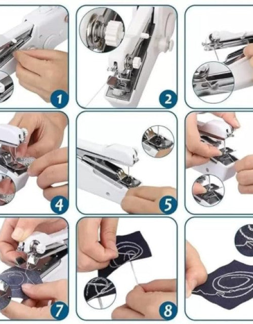 Electric Handy Stitch Mini Hand Sewing Machine Stapler Style Mini Machine