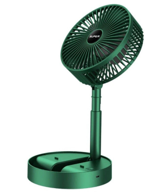 Rechargeable Telescopic Desk Fan – Silent Air Circulator for Ultimate Comfort